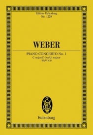 Weber: Concerto No. 1 C major WeV N.9 (Study Score) published by Eulenburg